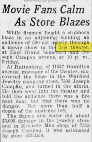 Deluxe Theatre - Oct 1930 Article